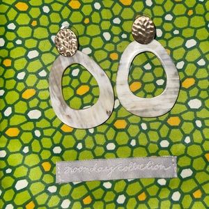 NoonDay cow horn earrings